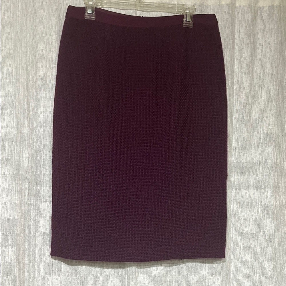 Boden Deep Purple Pencil Skirt